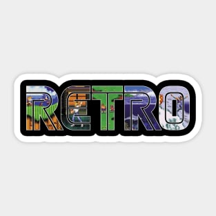 Mega Retro Sticker